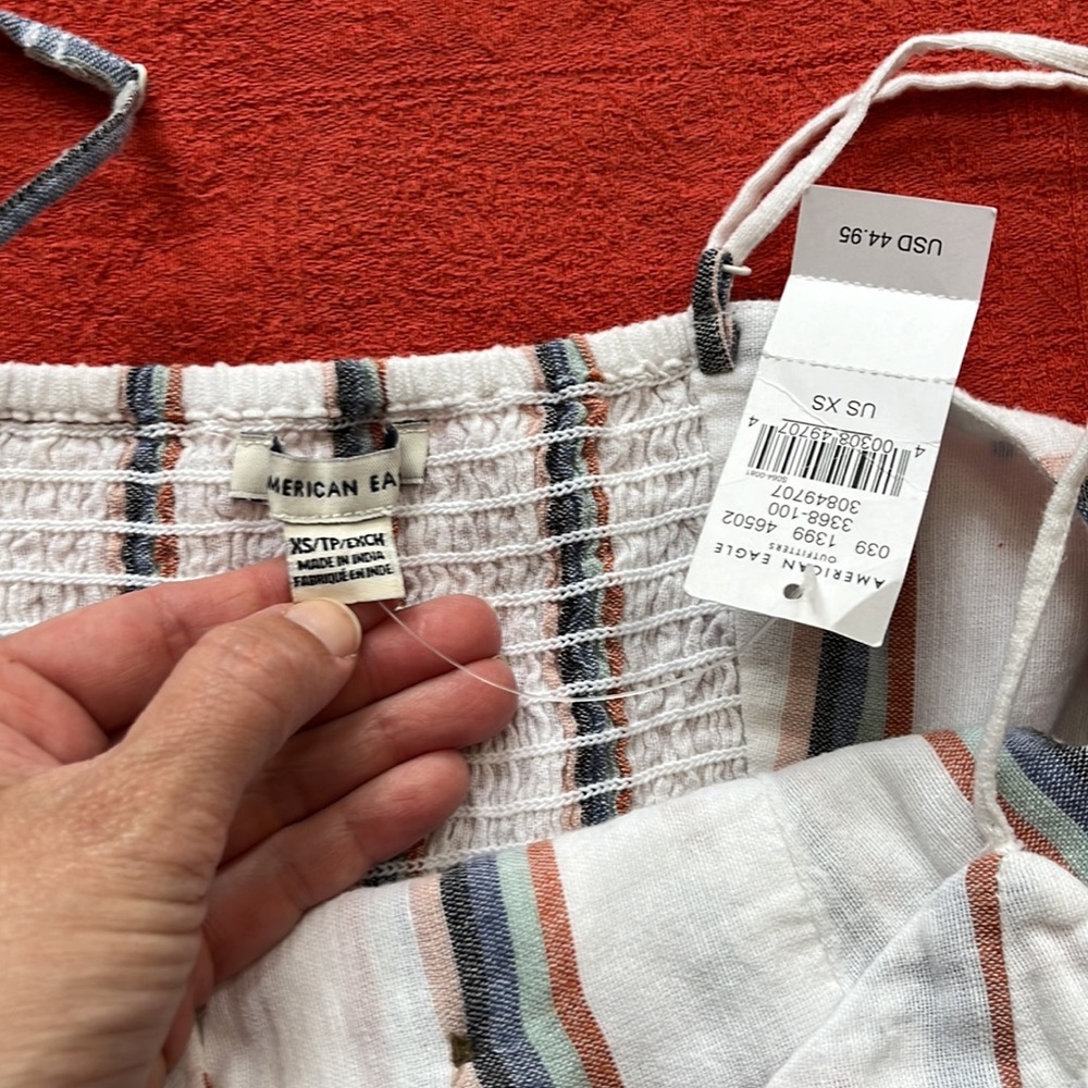 American Eagle NWT linen cotton blend dress Sz XS bundle to save - Picture 5 of 9